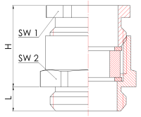 Kabelverschraubung Geissel we ge® Messing vernickelt 1/2" IP54 für Kabel 7-13 mm