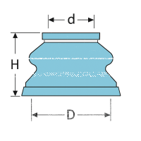 Dichtmanschette Staubkappe 27x62 mm f. Kugelgelenk Spurstange Lenkstange univ.