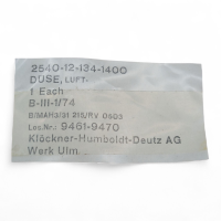Lüftungsdüse Deutz, neu & OVP, 55651910601,NSN 2540-12-134-1400, 2540121341400