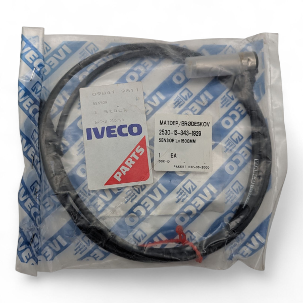 ABS-Sensor Original Iveco 98419511, Länge 1500 mm, ZF / Wabco 4410325900, neu