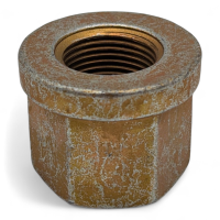 Radmutter M20 x 1,5 mit Flachbund, extra hoch, gelbverzinkt, Qualität 10