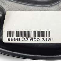 BPW brake cover BPW 0301096790, new, dust shield cover plate, black