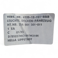 Innenraumleuchte Hella 2JA 011 361-011, neu, NSN 6220-12-151-4468