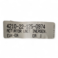 Fire Eater A/S EA-M Metron Actuator Unit 212131 inkl. Manoswitch Kabel 303020