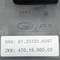 Blinkleuchte Zusammenbau MAN 81.25320-6097, ZKW 470.15.000.03, Blinker