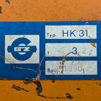 Umlenkrolle mit Lasthaken GZ HK 31 (3,2 t) Greifzug Klappkloben Seilrolle