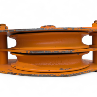 Umlenkrolle mit Lasthaken GZ HK 72 (7,5 t) Greifzug Klappkloben Seilrolle