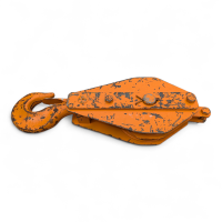 Pulley with swivel hook GZ HK 72 (7.5 t) Greifzug sheave