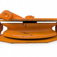 Umlenkrolle mit Lasthaken GZ HK 61 (6,4 t) Greifzug Klappkloben Seilrolle