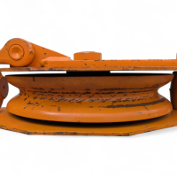 Umlenkrolle mit Lasthaken GZ HK 61 (6,4 t) Greifzug Klappkloben Seilrolle